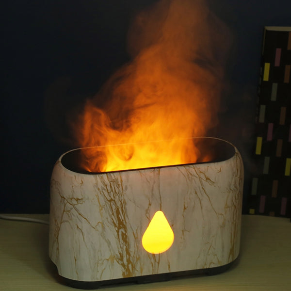 Flame Aroma Diffuser With Remote Control + Free Fragrance Oil