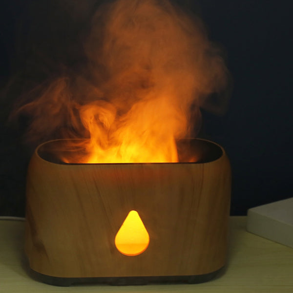Flame Aroma Diffuser Home Fragrance Air Freshener With Inbuilt Bluetooth Speaker + Free Fragrance Oil